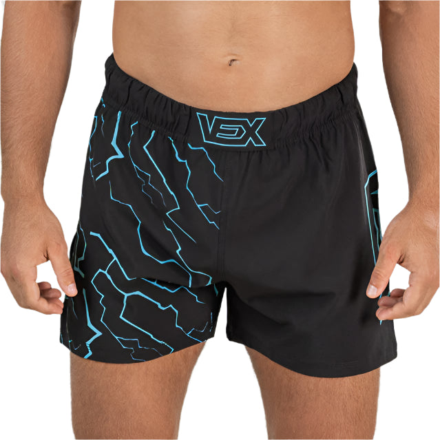 BLUE SHOCK HYBRID MMA SHORTS