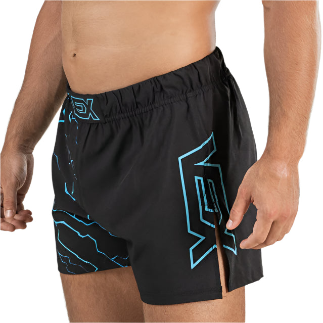 BLUE SHOCK HYBRID MMA SHORTS