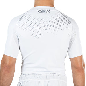 MIRAGE (WHITE) SHORT SLEEVE RASH GUARD