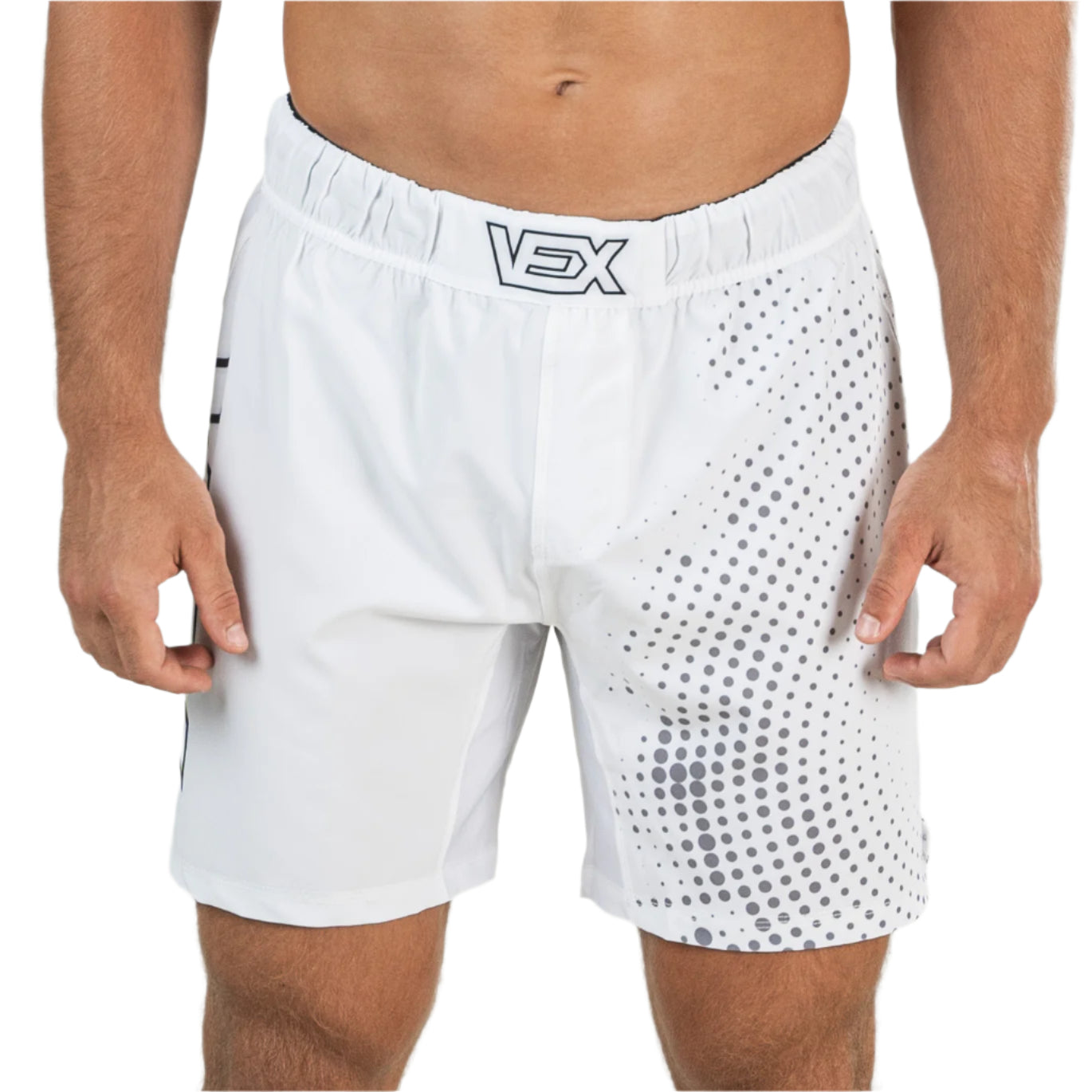 MIRAGE (WHITE) MMA SHORTS