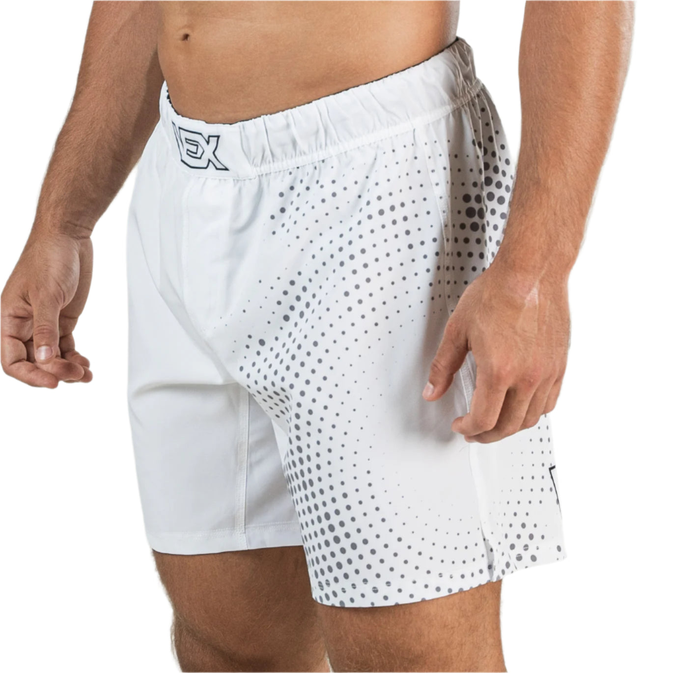 MIRAGE (WHITE) MMA SHORTS