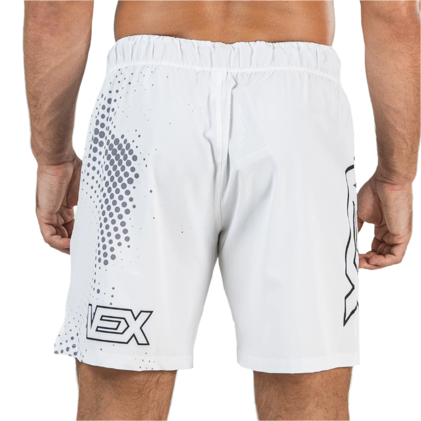 MIRAGE (WHITE) MMA SHORTS