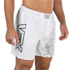 MIRAGE (WHITE) MMA SHORTS