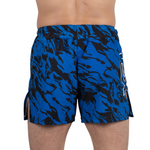 Load image into Gallery viewer, WARFARE Series Hybrid MMA Shorts (BLUE TIGER)
