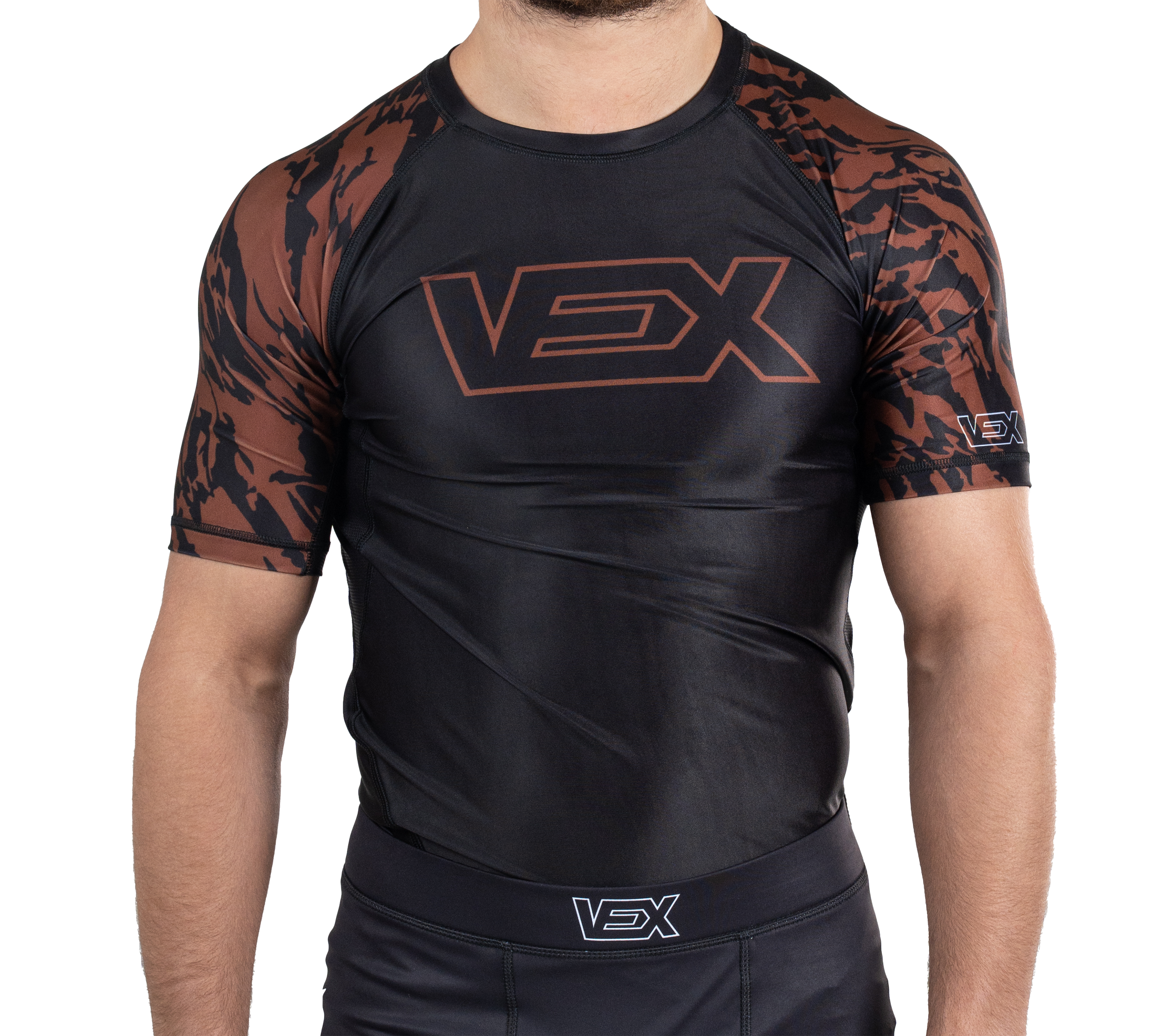 VEX Short Sleeve Competition Rash Guard (BROWN BELT)