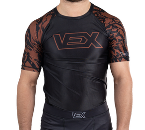 VEX Short Sleeve Competition Rash Guard (BROWN BELT)