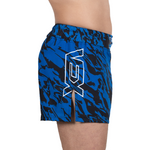 Load image into Gallery viewer, WARFARE Series Hybrid MMA Shorts (BLUE TIGER)
