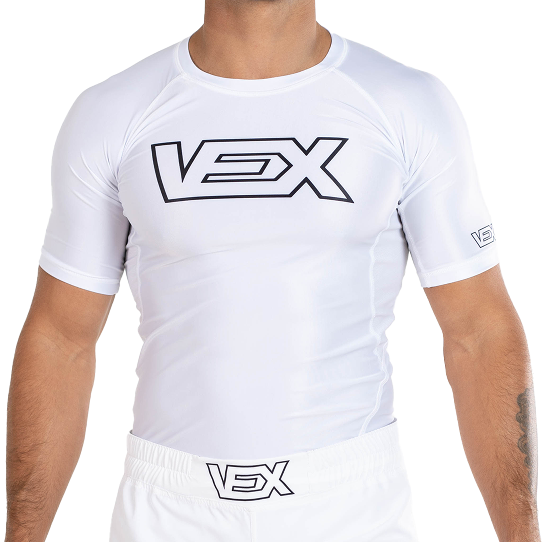 VEX Short Sleeve Rash Guard (WHITE)